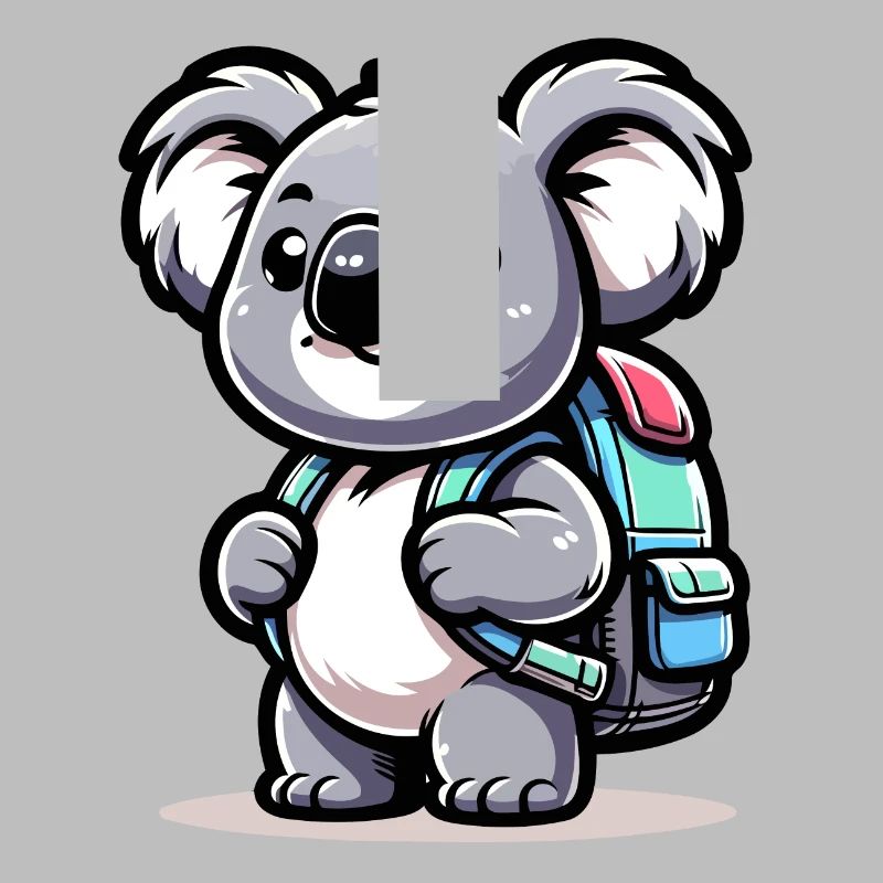 Backpacker-Koala: Der Globetrotter-Kumpel