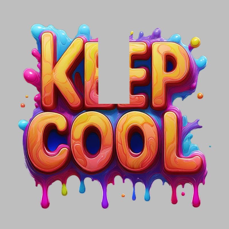 keep cool text in 3d