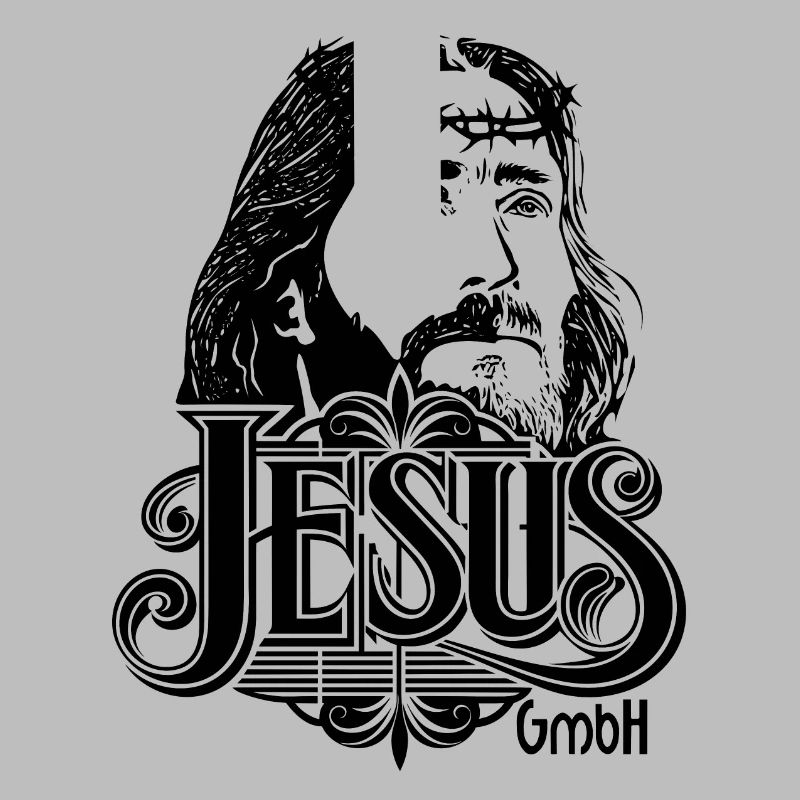 Jesus Head with Writing 2
