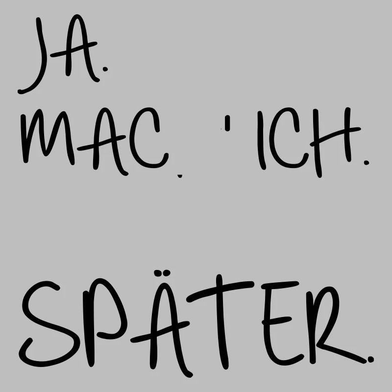 Prokrastination SPÄTER