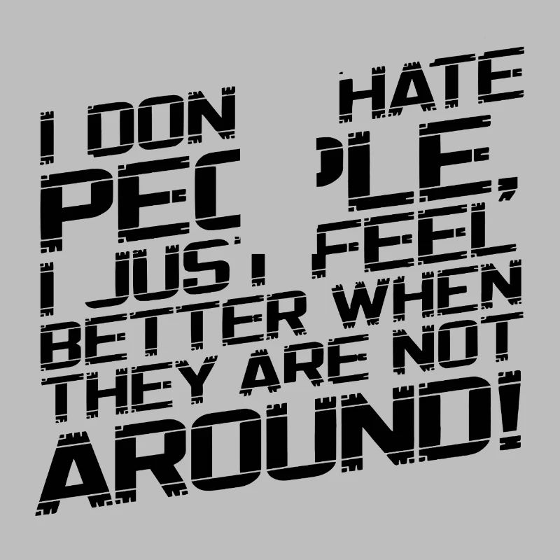 I dont hate people