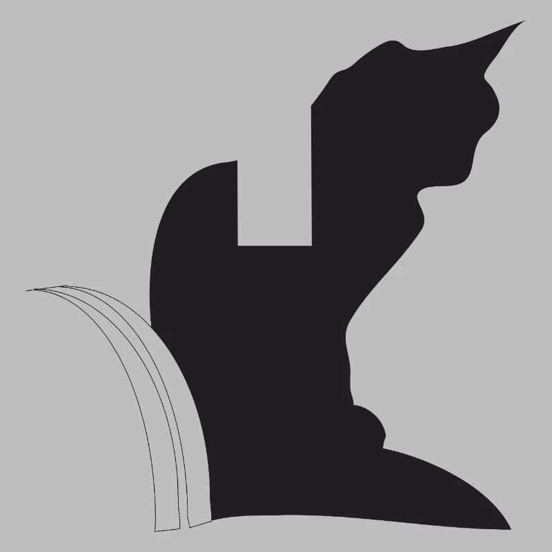 Nemo, schwarze Katz im Keller