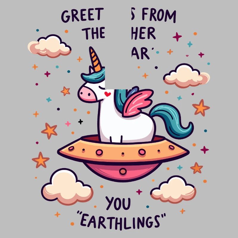 Licorne vue de l’espace