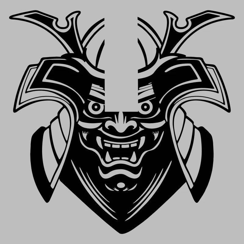Schatten-Menpō-Masken-Design