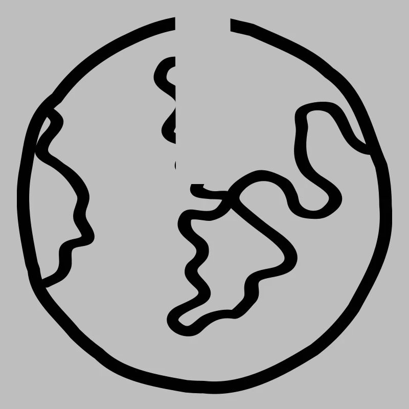 Planète Terre Doodle de l’espace