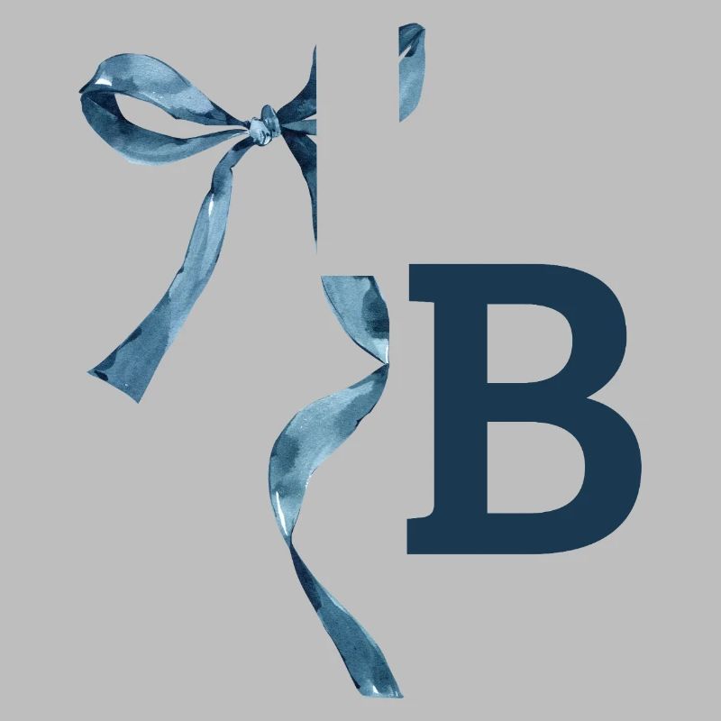 Monogramm b Geschenkidee