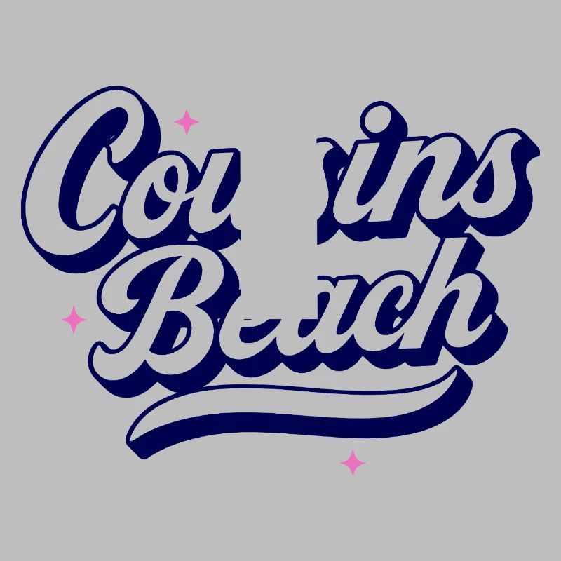 Cousins Beach – Retro Script Design