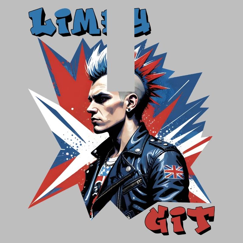Limey Git British Punk Style Graphique