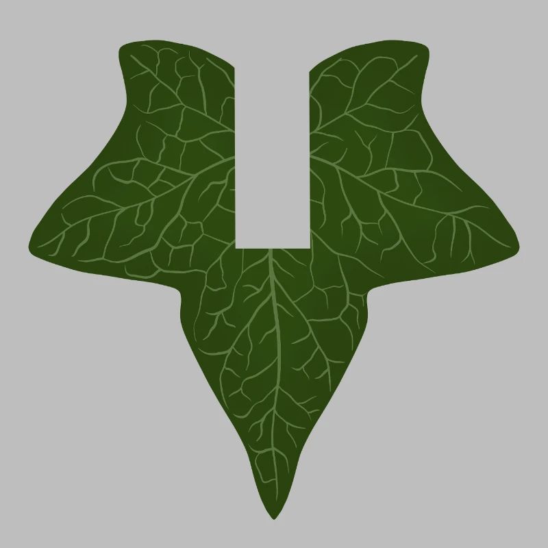 Elegant Green Ivy Leaf Pattern