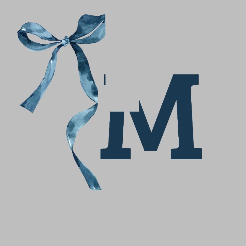 Monogramm m Geschenkidee