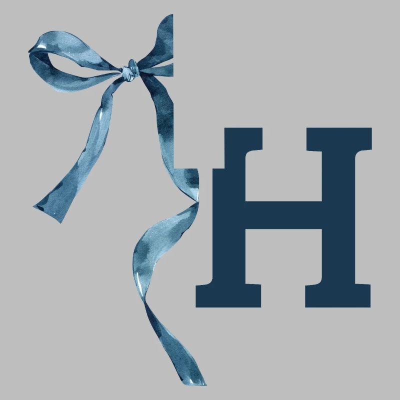 Monogram h Geschenkidee