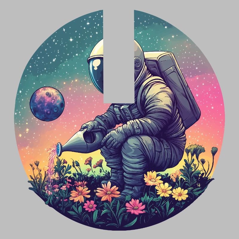 Space Blossoms Astronaut
