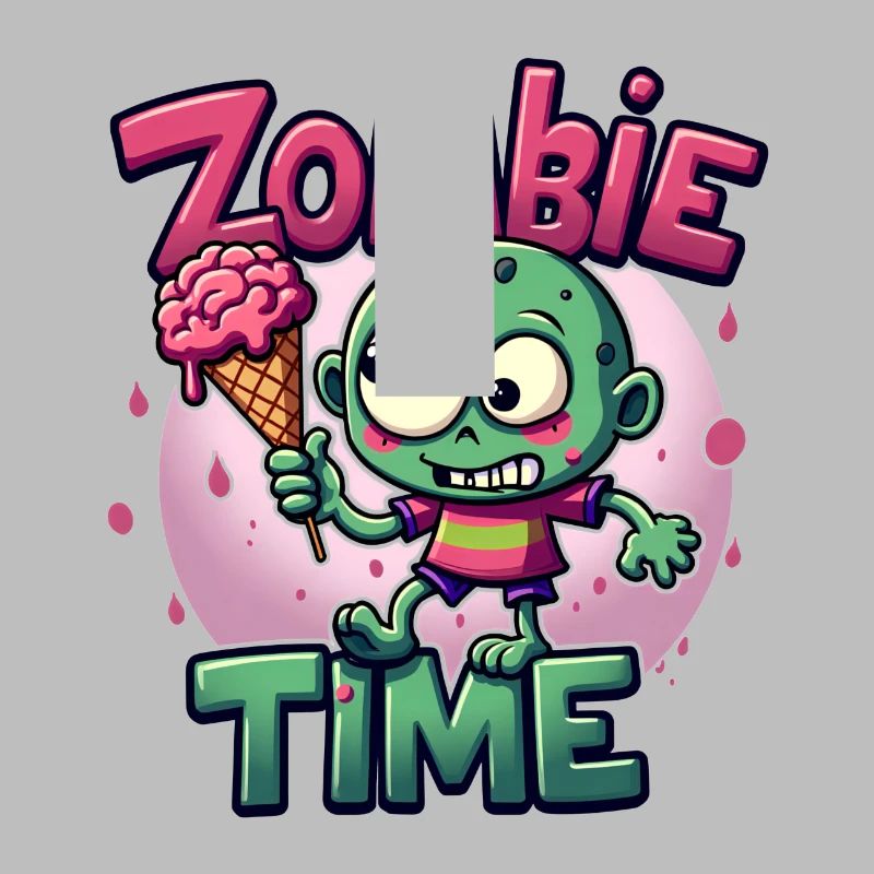 Zombie Time Eiscreme Comic