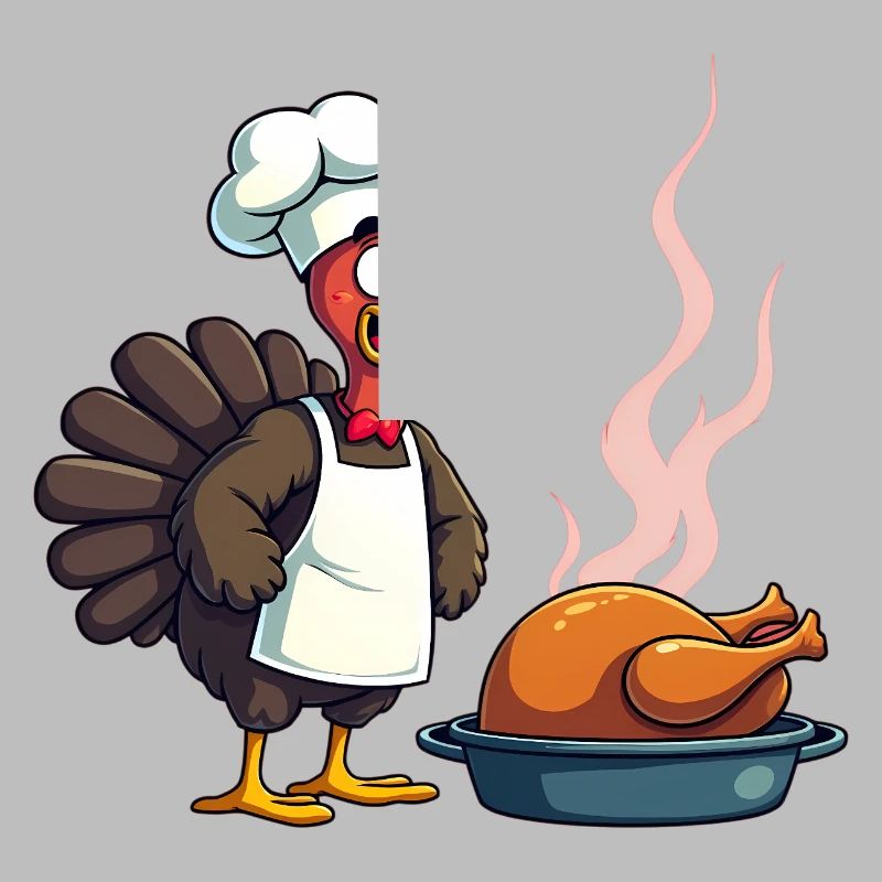 Cuisinier de dinde de Thanksgiving