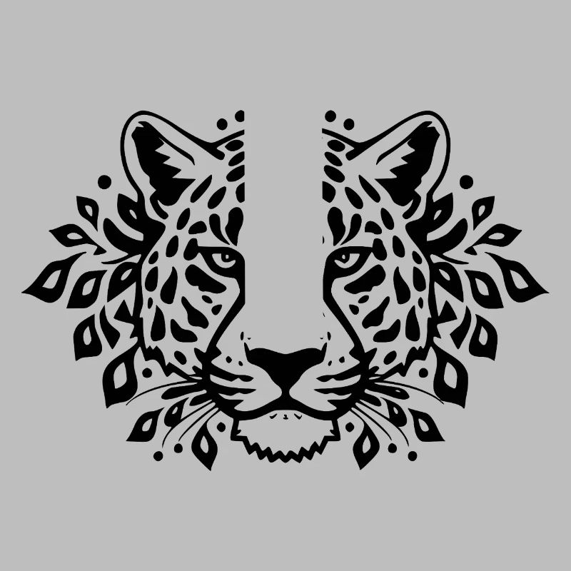 Leopard schwarz schwarzer Leopard 