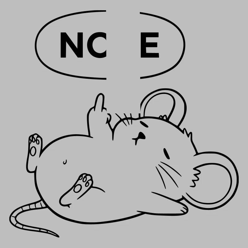 Nope Mouse | Déclaration de doigt d’honneur effronté