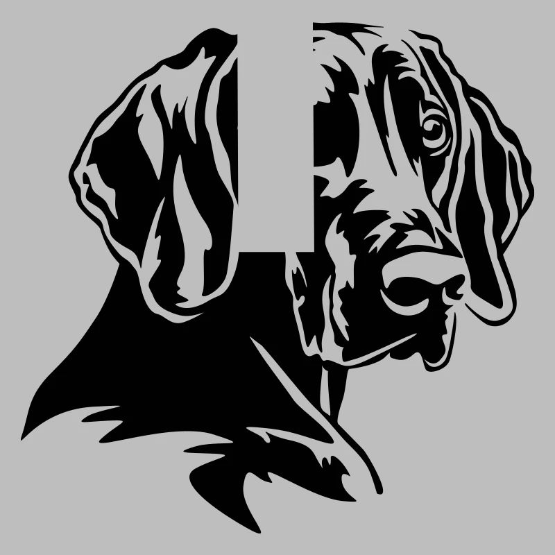 Weimaraner Head