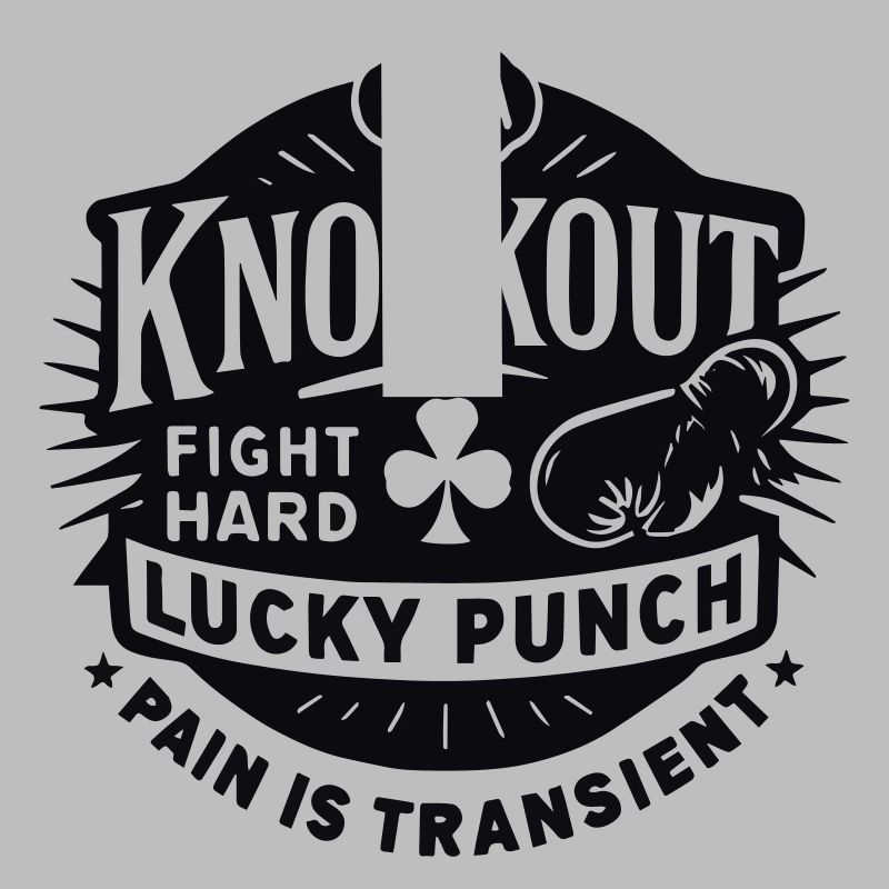 MMA Knockout Lucky Punch Combat de boxe difficile