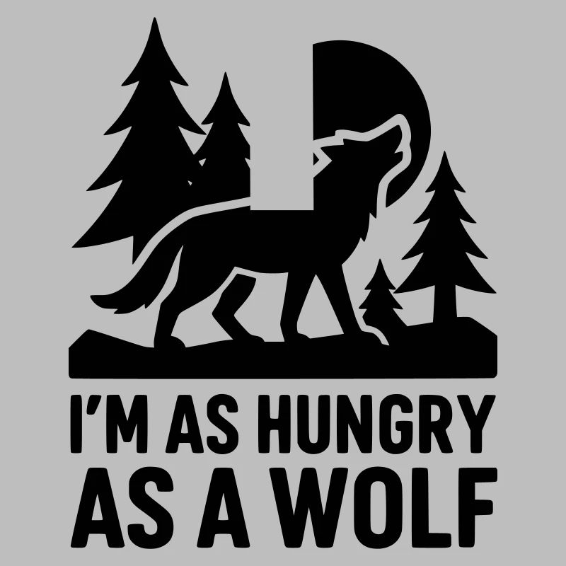 hungry wolf hungrig