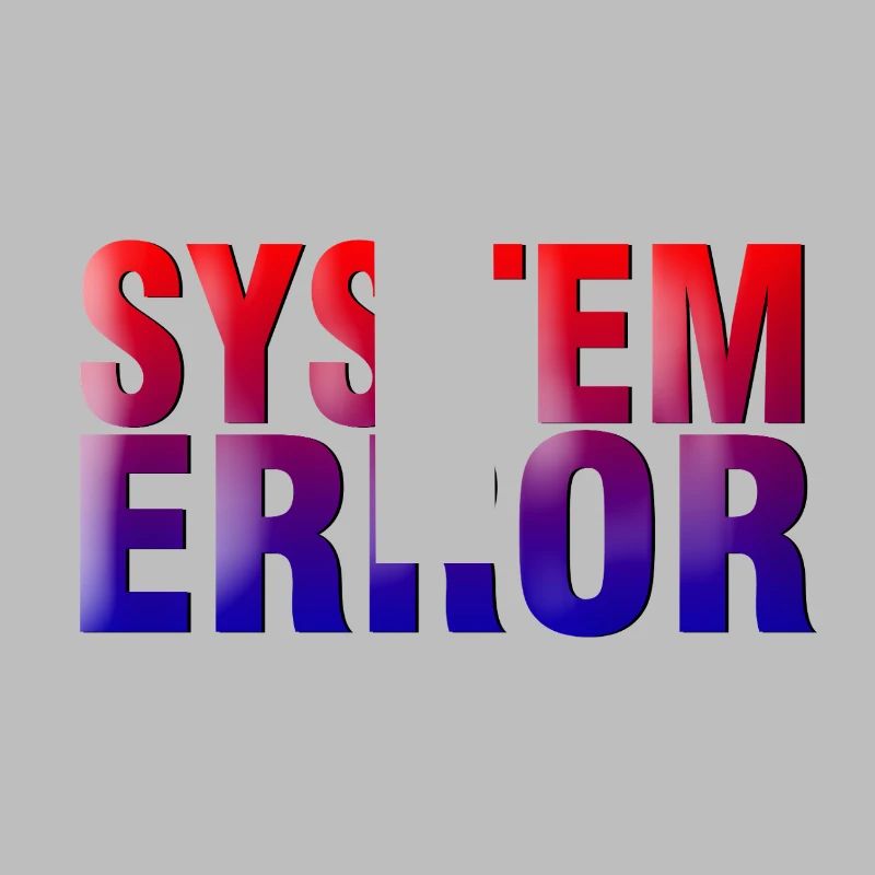 Systemfehler Gradient Typo