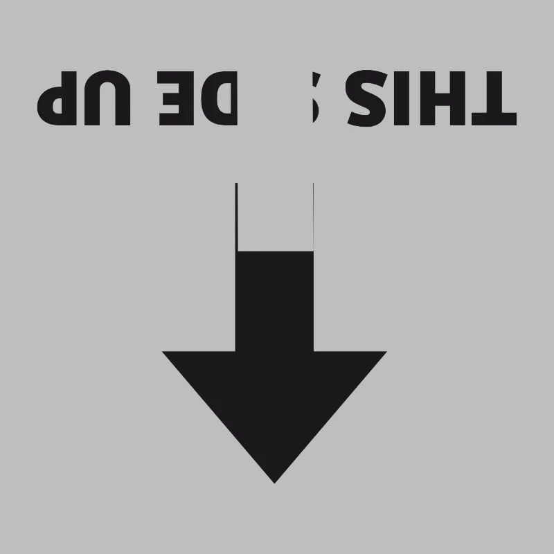 This Side Up - Inverted Arrow