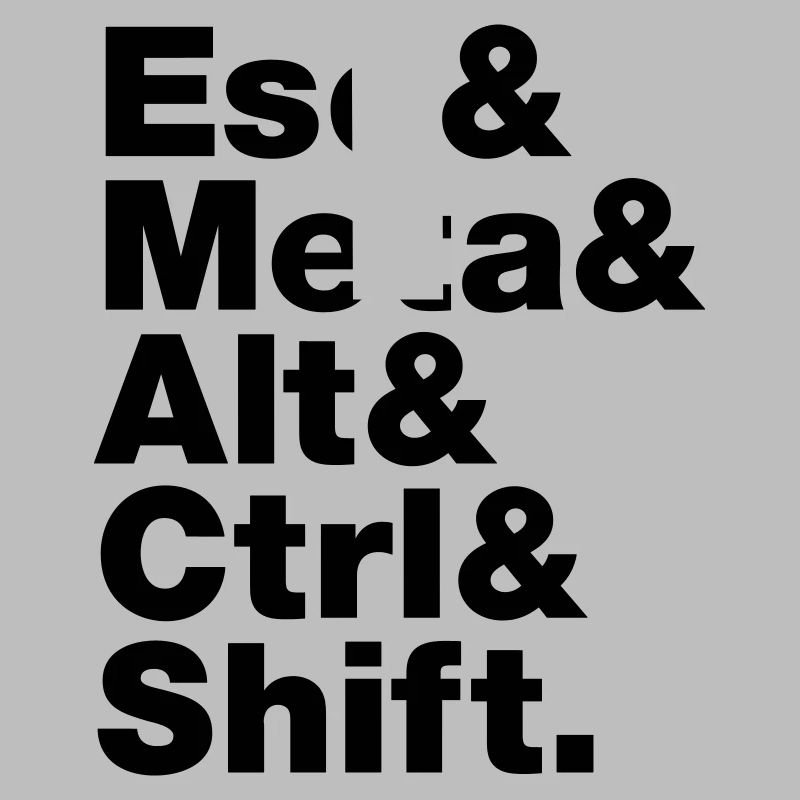 Esc & Meta & Alt & Ctrl & Shift
