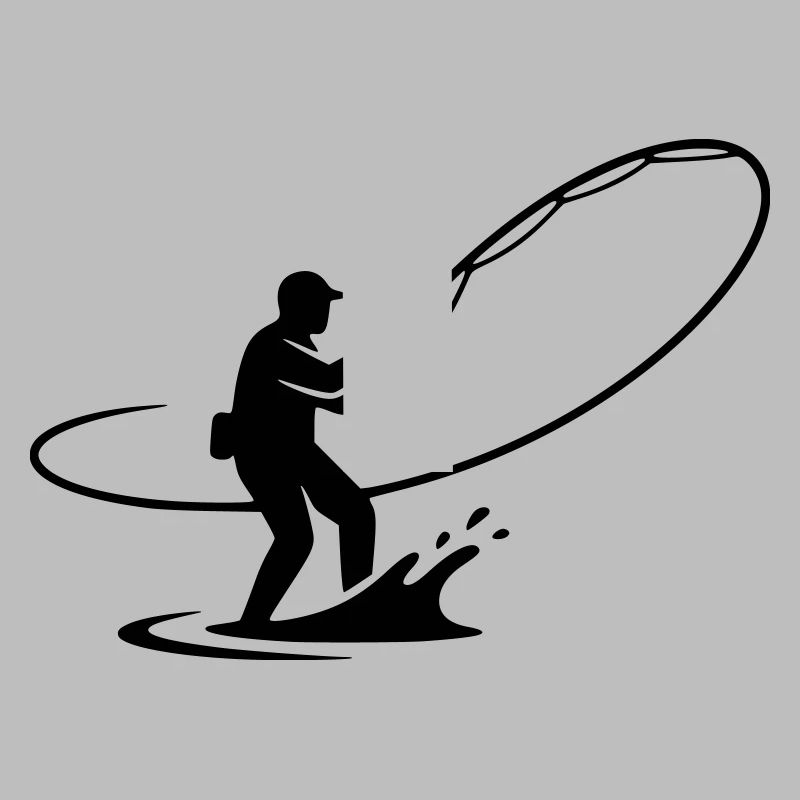 Dynamic Angler Casting Rod Vector