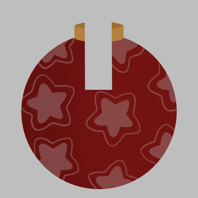 Crimson Star Ornament Pattern