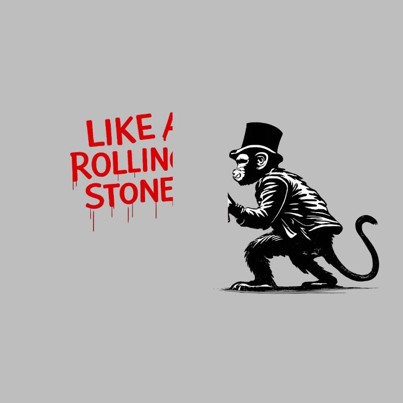 Wie ein Rolling Stone Monkey