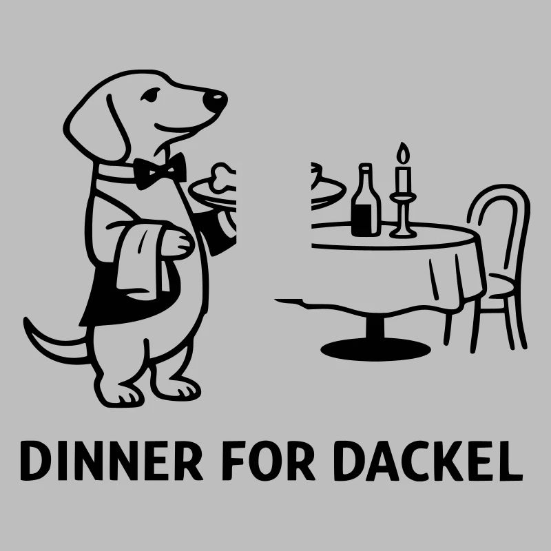 Dîner pour teckel