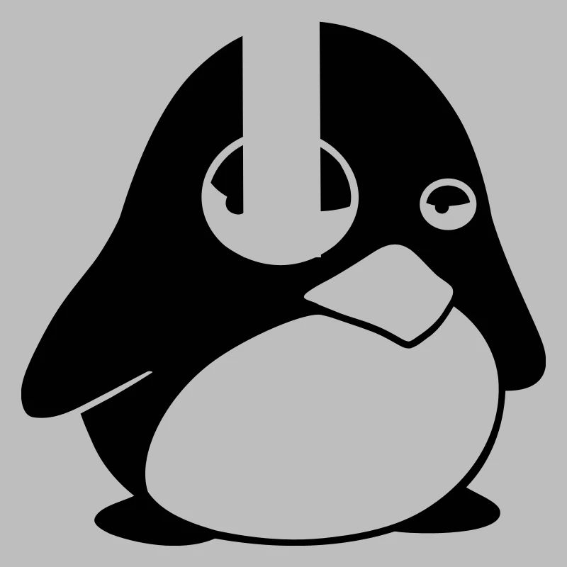 Grumpy Tux – Funny Linux Penguin for Nerds