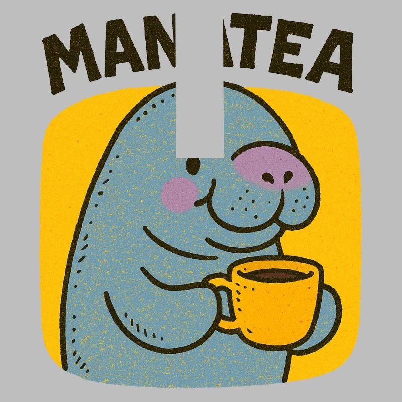 Manatea Cheer: Manatee Sips Tea