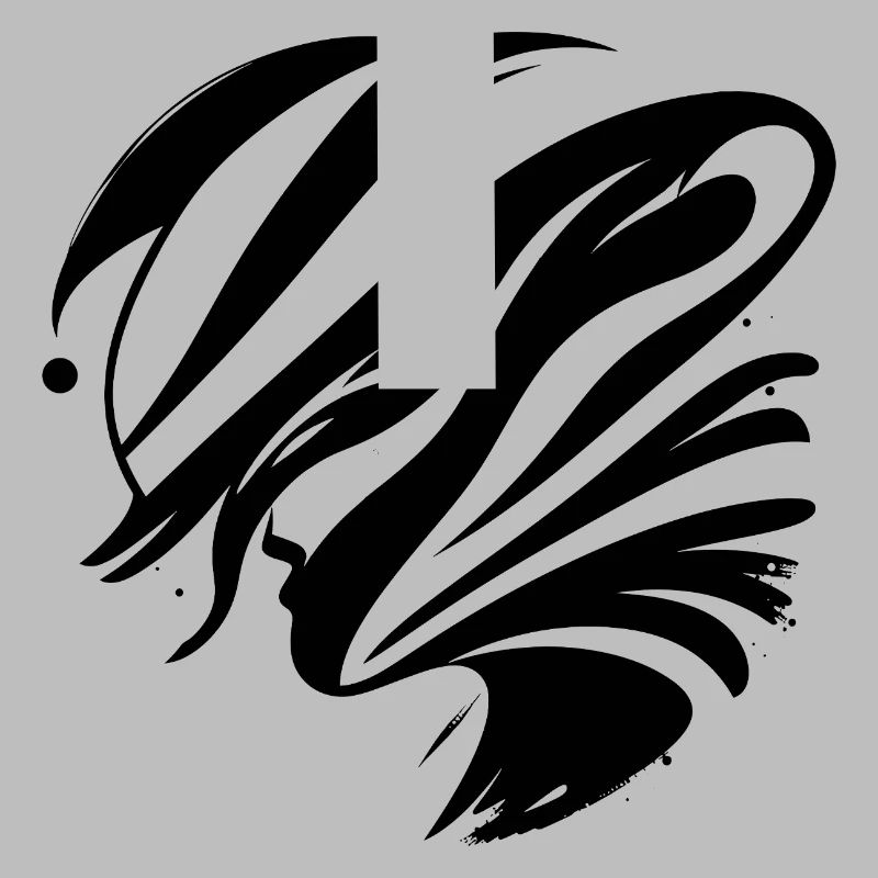 Visage abstrait - Élégant