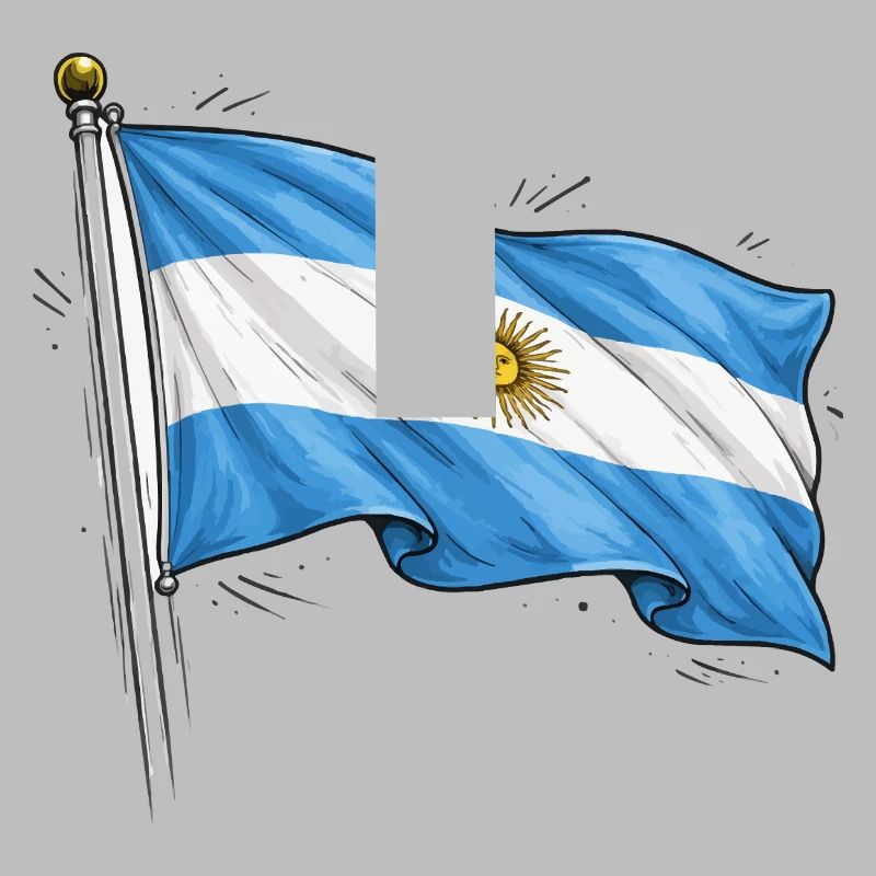 Drapeau de l’Argentine