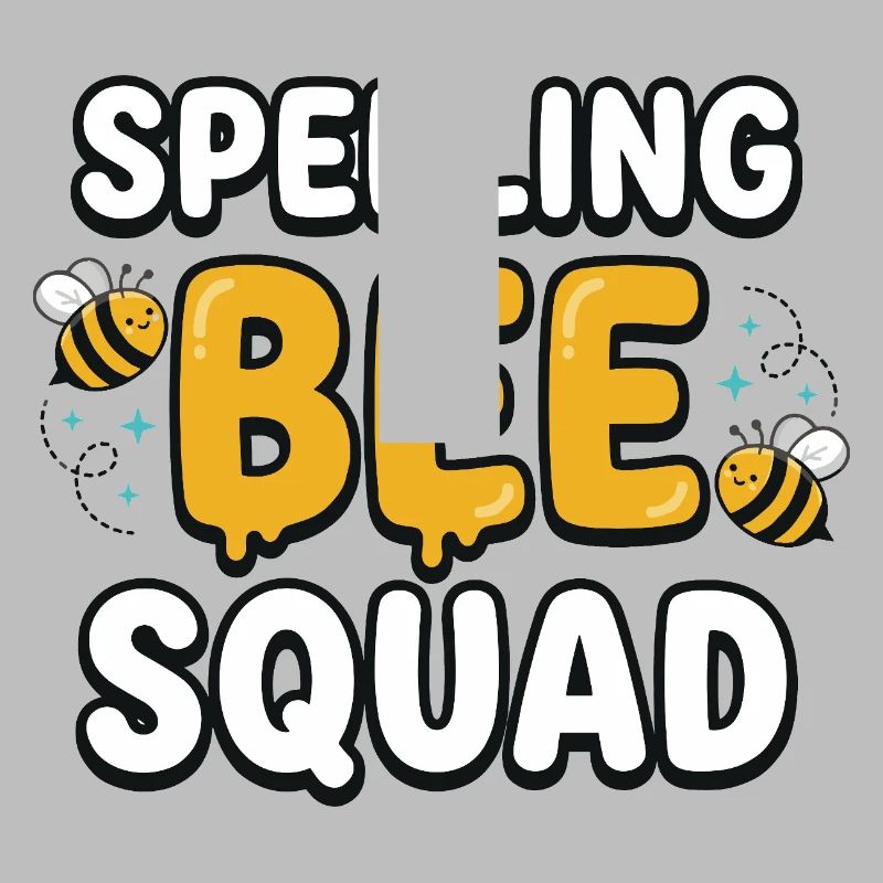 Spelling Bee Squad Cute Bee Team