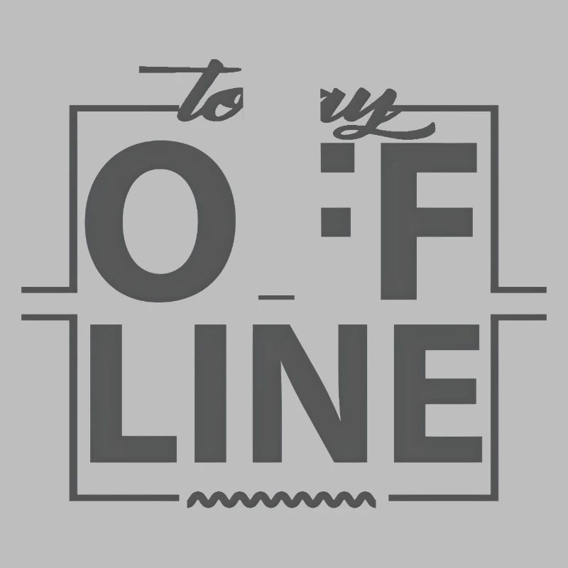 Today Offline Design Statement Saying Minimal
