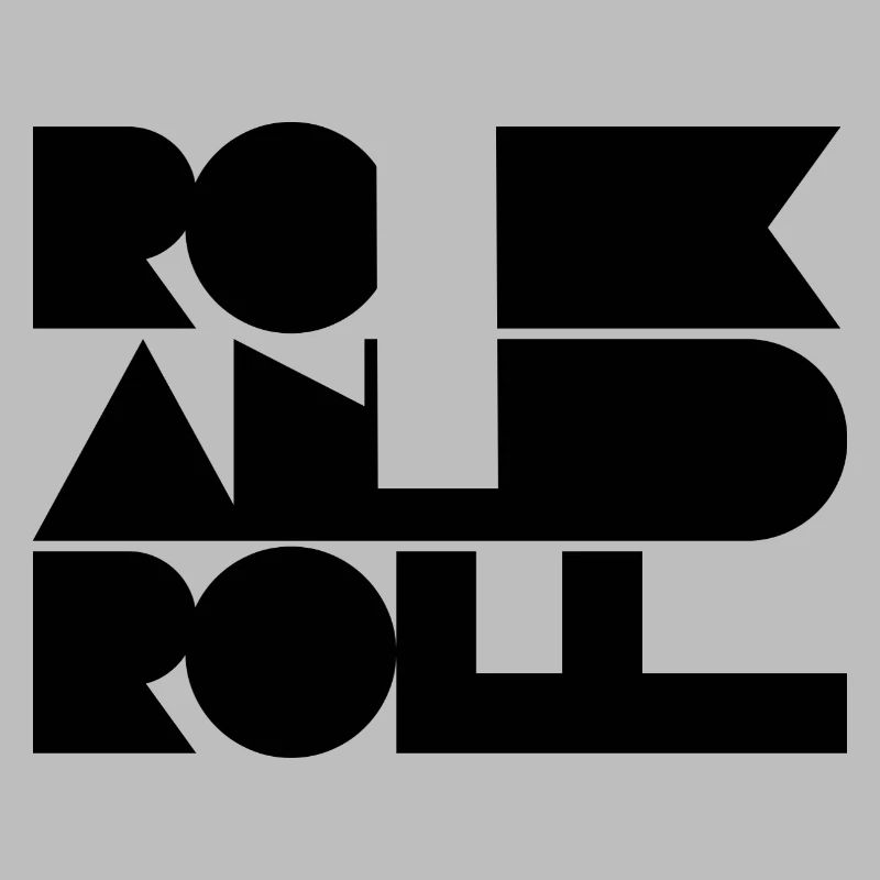 Conception du logo Rock and Roll