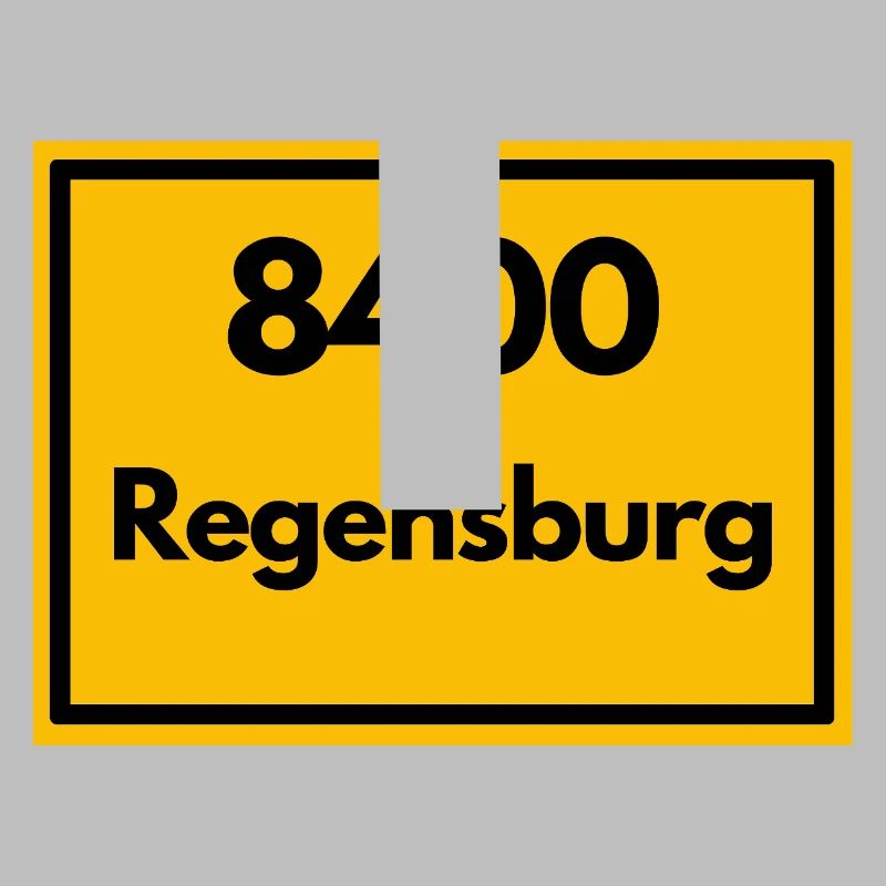 OLD POSTCODE ZIP CODE RETRO 8400 REGENSBURG