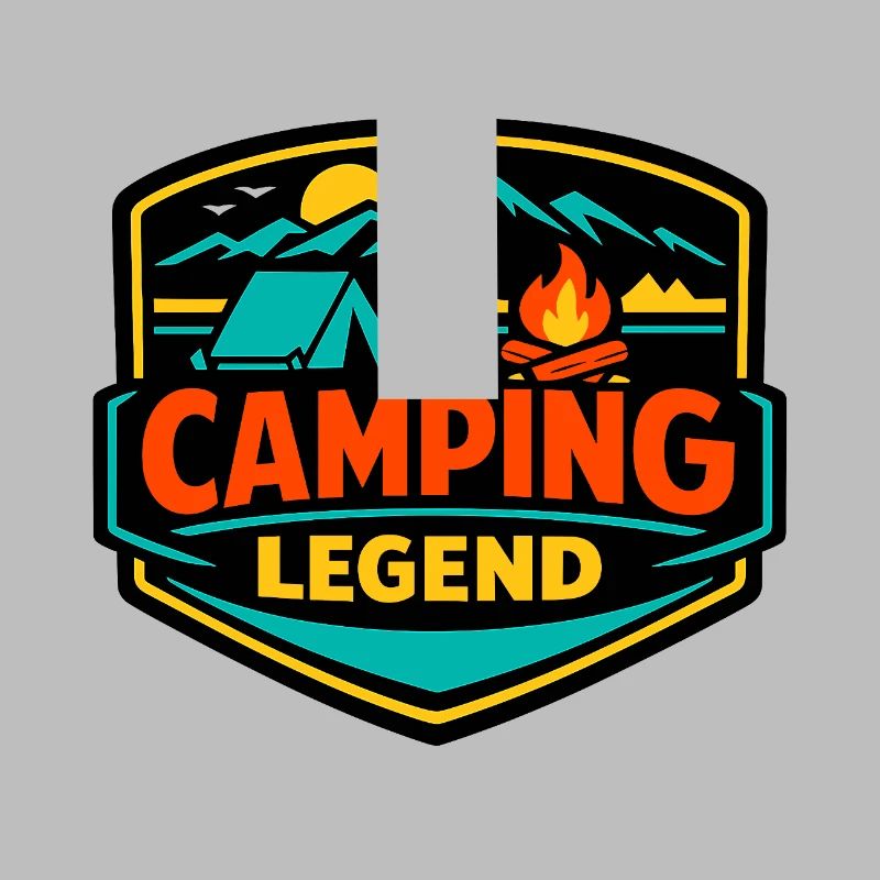 Camping Legend Shield