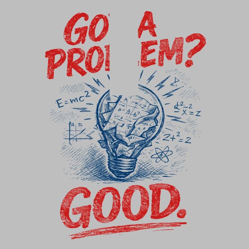 Problem? That's good | Math Teacher Math Humor
