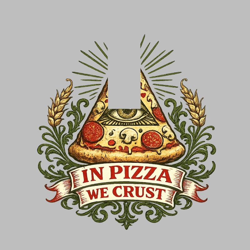 Devise de la Croûte Œil de la Pyramide de la Pizza