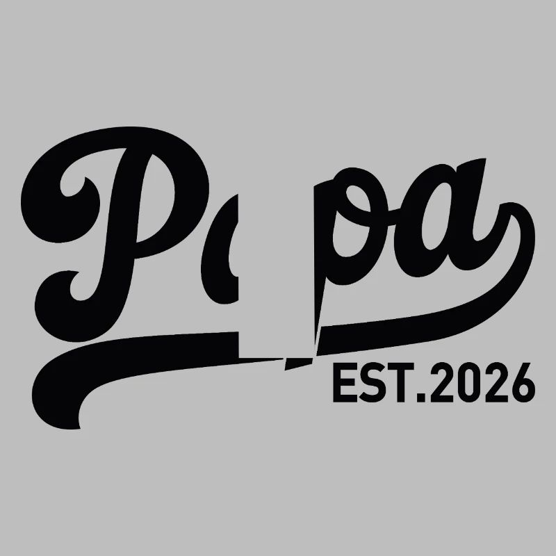 Papa EST 2026 Script Logo