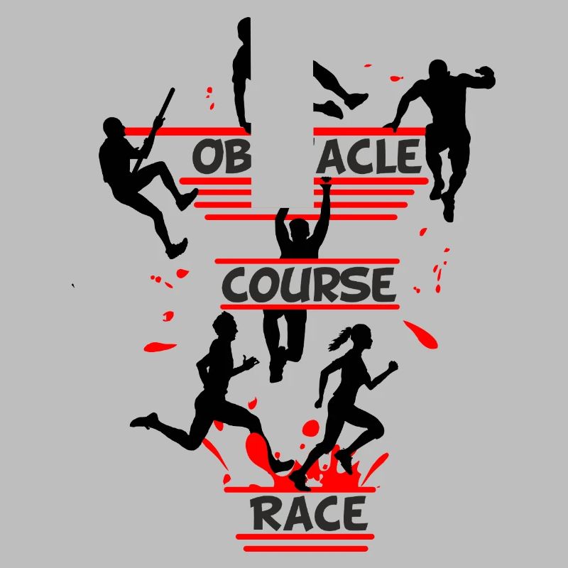 Course d’obstacles – Silhouette Full Action