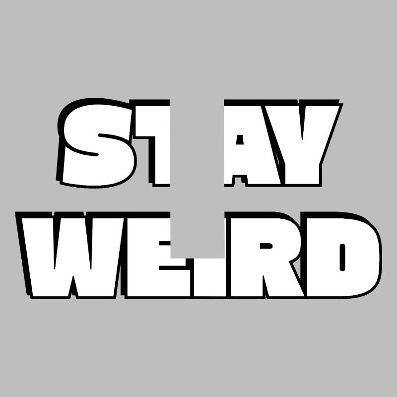Restez Typographie Étrange et Audacieuse