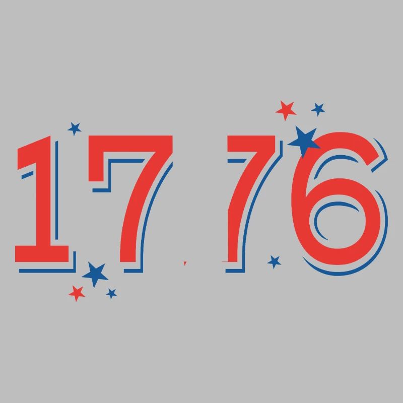 Rot-BlauSterneCelebrationDesign