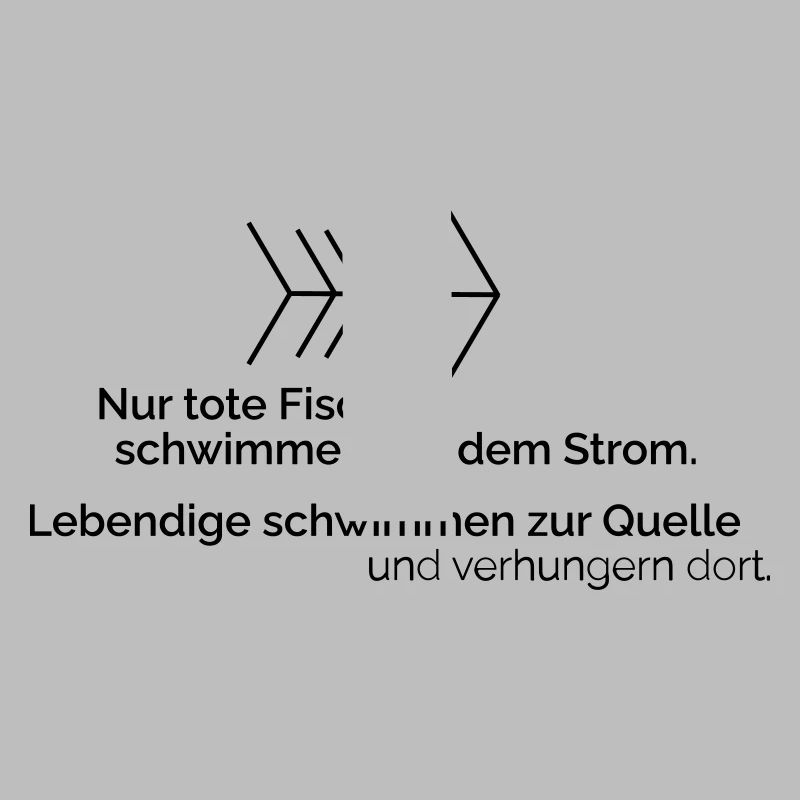Mit dem Strom