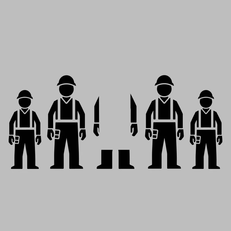 Équipe d’ouvriers du bâtiment