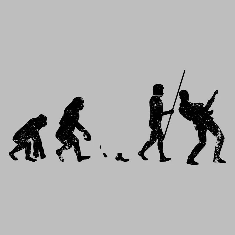 Evolution guitar player