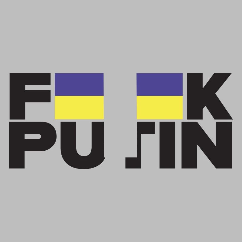 FK Poutine Ukraine Drapeau pour la paix