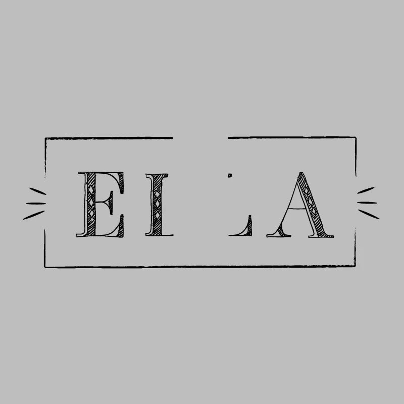 ELLA - name in a frame